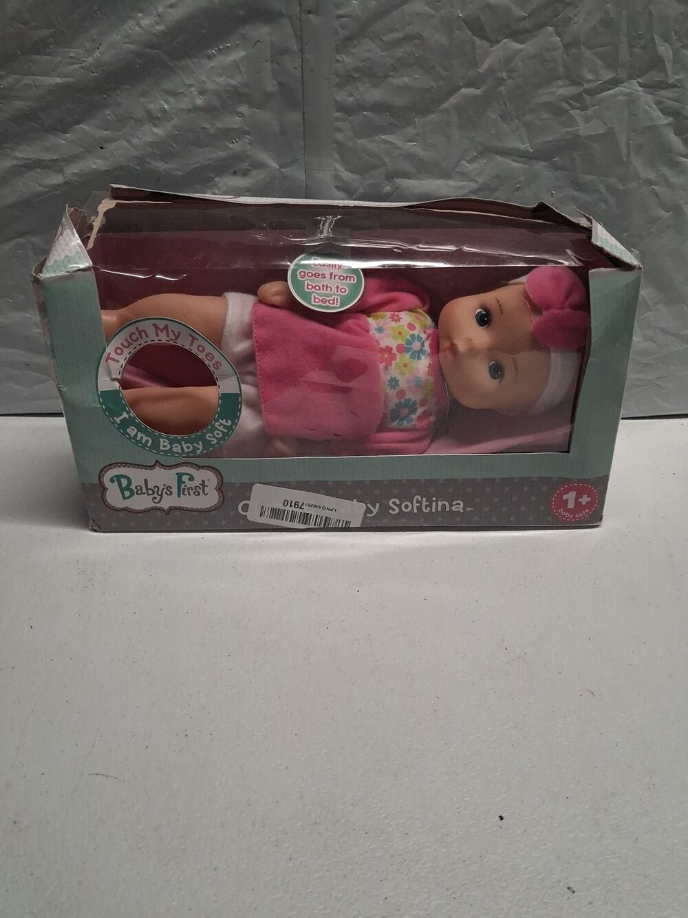 Goldberger Baby’s First Classic Baby Doll Softina Brand New Box Is Bad